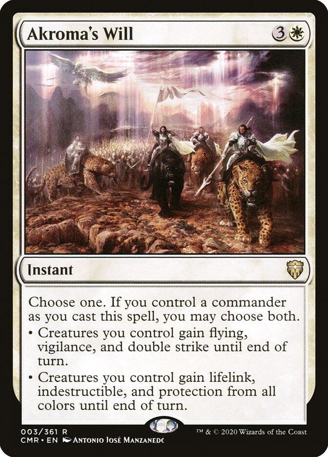 Akroma's Will - Commander Legends (CMR) NM