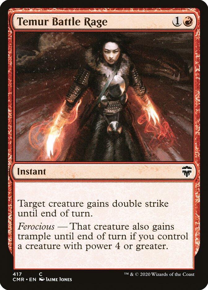 Temur Battle Rage - Commander Legends (CMR) NM