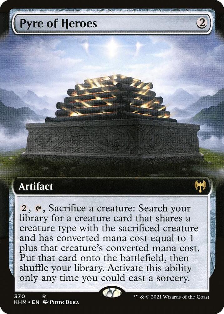 Pyre of Heroes (Extended Art) - Kaldheim (KHM) NM