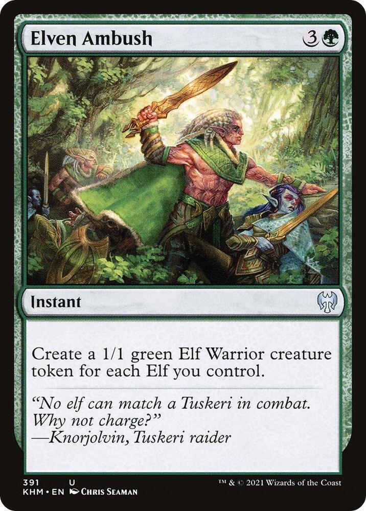 Elven Ambush - Kaldheim (KHM) NM