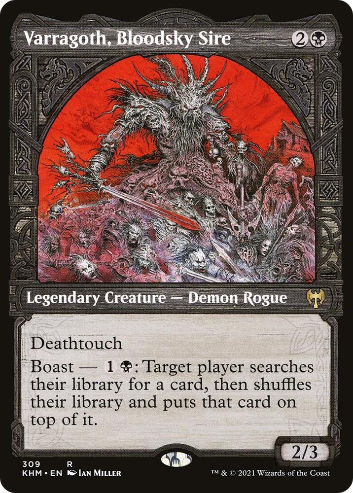 Varragoth, Bloodsky Sire (Showcase) - Kaldheim (KHM) NM