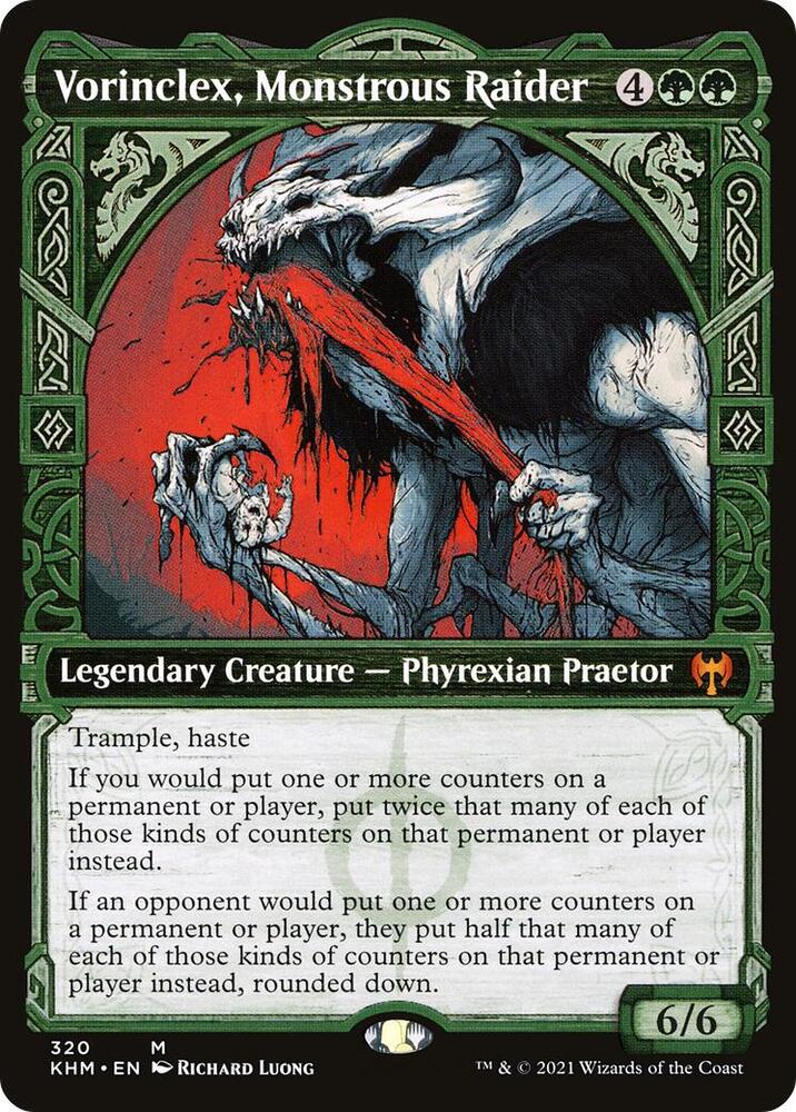 Vorinclex, Monstrous Raider (Showcase) - Kaldheim (KHM) NM *FOIL*