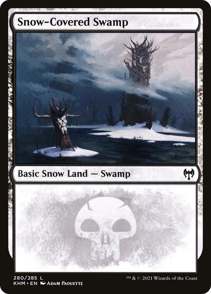 Snow-Covered Swamp (280) - Kaldheim (KHM) NM