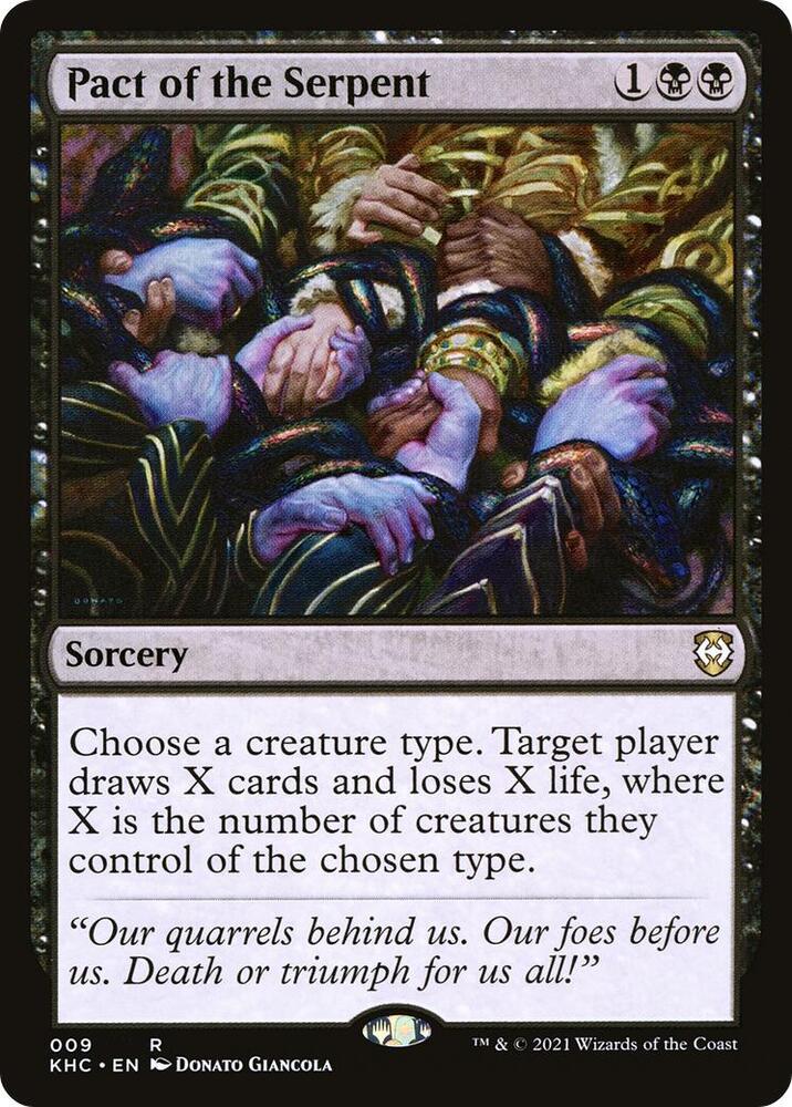 Pact of the Serpent - Commander: Kaldheim (KHC) NM