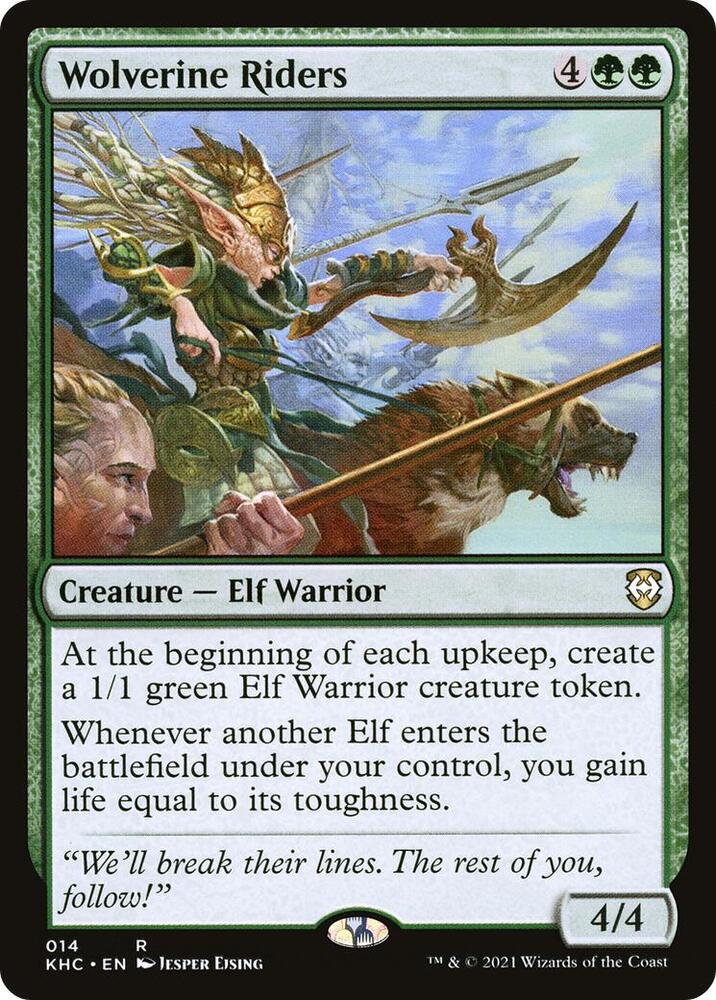 Wolverine Riders - Commander: Kaldheim (KHC) NM
