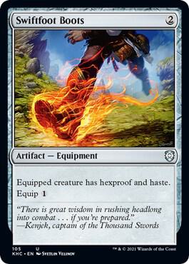 Swiftfoot Boots - Commander: Kaldheim (KHC) NM