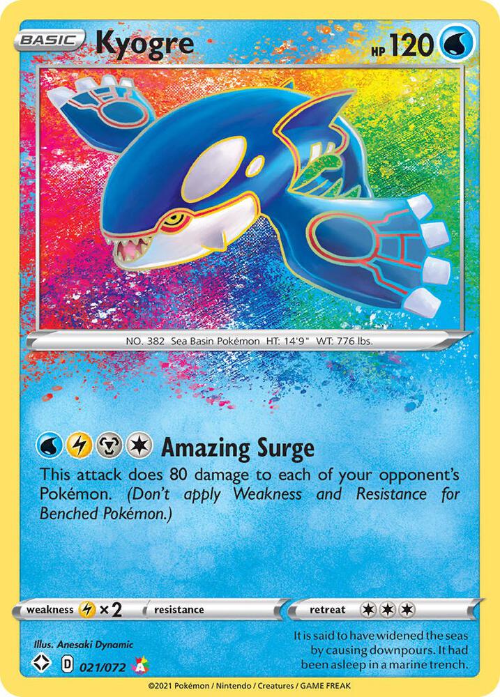 Kyogre - Shining Fates (SHF) NM *FOIL*
