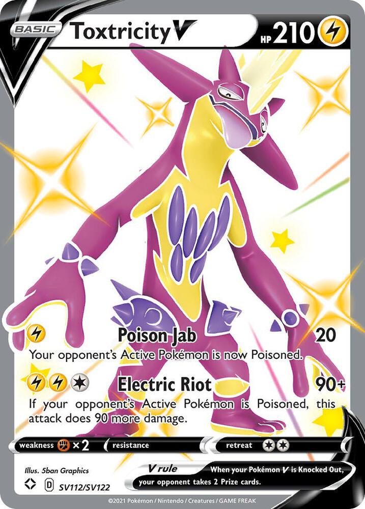 Toxtricity V - Shining Fates: Shiny Vault (SHFSV) NM *FOIL*