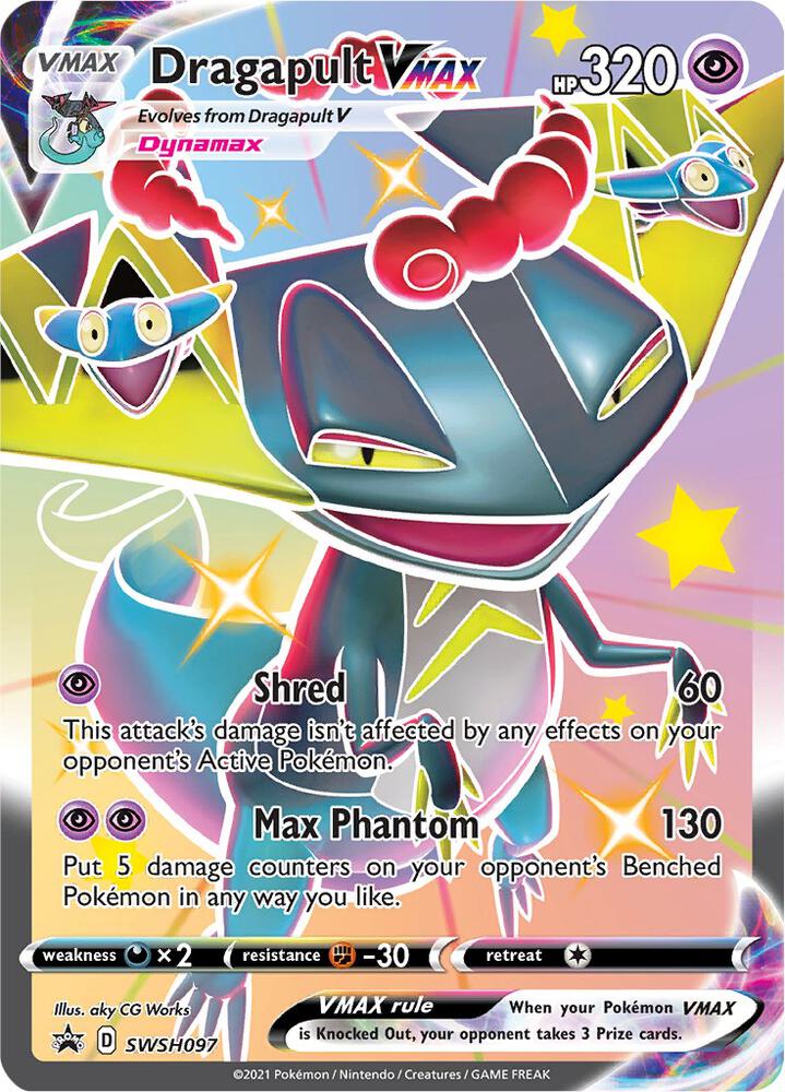 Dragapult VMAX - SWSH097 - SWSH: Sword & Shield Promo Cards (SWSD) NM *FOIL*