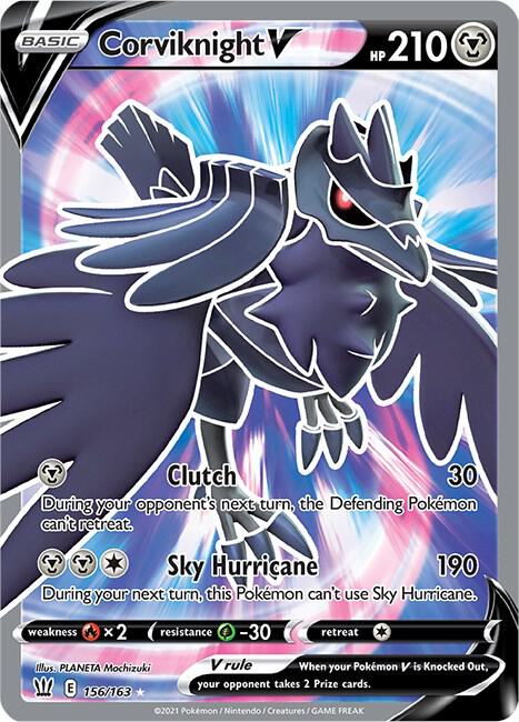 Corviknight V (Full Art) - SWSH05: Battle Styles (SWSH05) NM *FOIL*