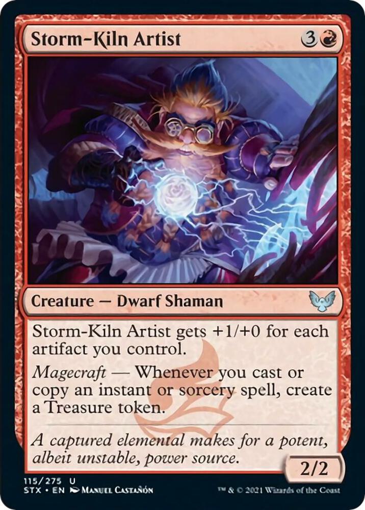 Storm-Kiln Artist - Strixhaven: School of Mages (STX) NM