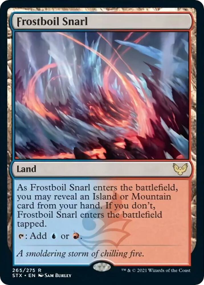 Frostboil Snarl - Strixhaven: School of Mages (STX) NM *FOIL*