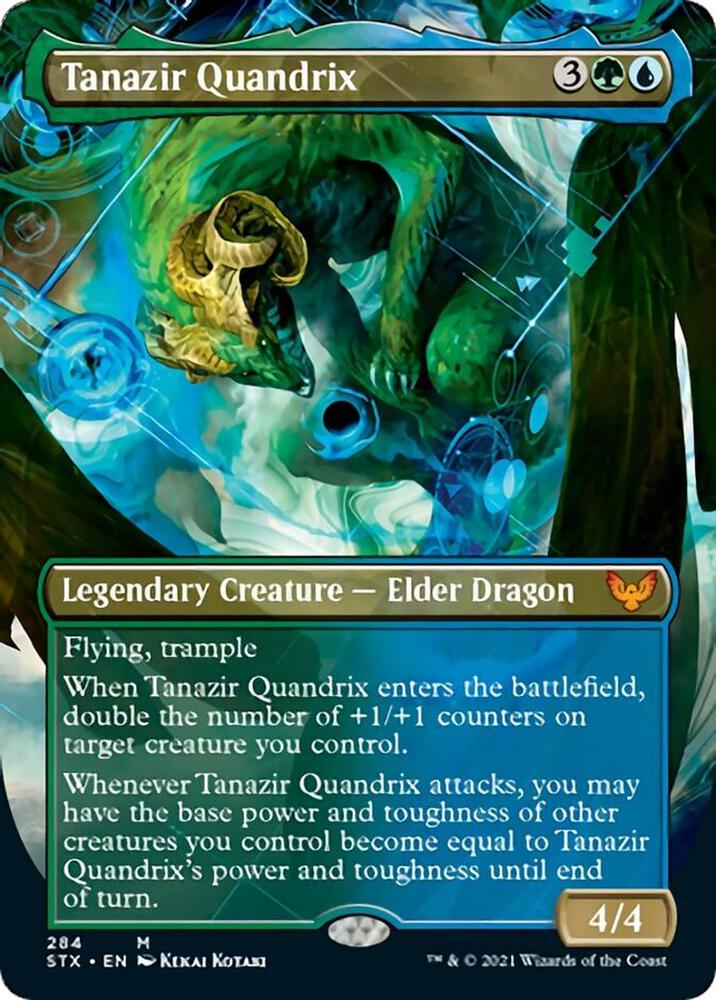 Tanazir Quandrix (Borderless) - Strixhaven: School of Mages (STX) NM