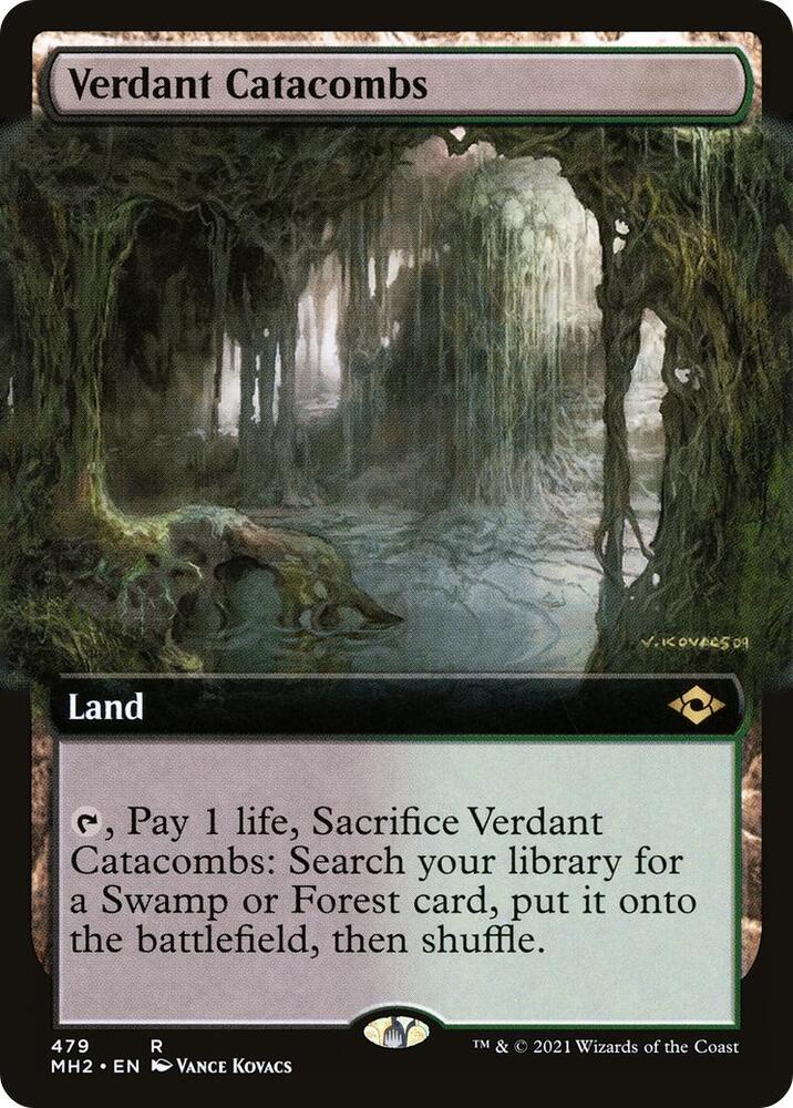 Verdant Catacombs (Extended Art) - Modern Horizons 2 (MH2) NM *FOIL*