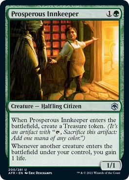 Prosperous Innkeeper - Adventures in the Forgotten Realms (AFR) NM *FOIL*
