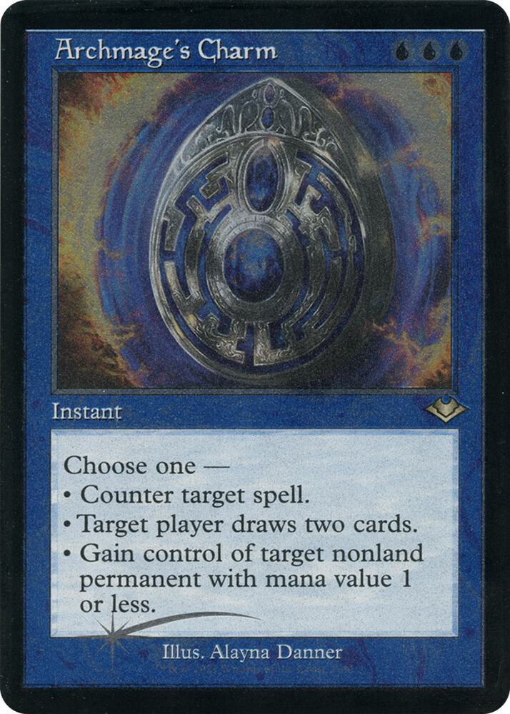 Archmage's Charm (Retro Frame) (Foil Etched) - Modern Horizons (MH1) NM *FOIL*