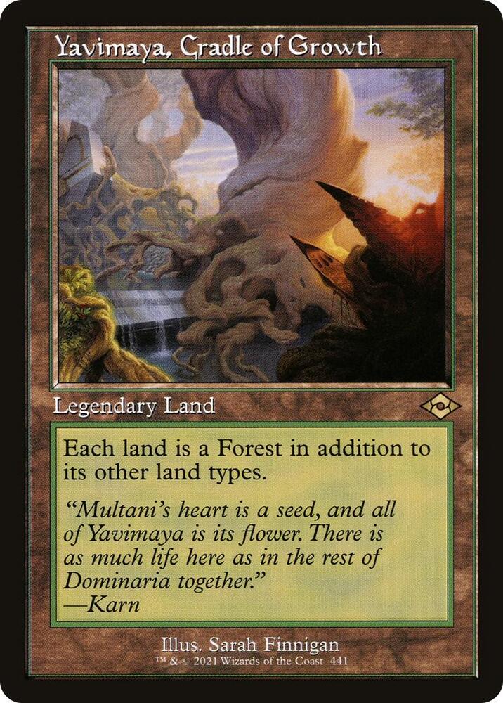 Yavimaya, Cradle of Growth (Retro Frame) - Modern Horizons 2 (MH2) NM