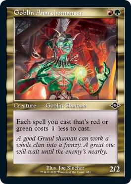 Goblin Anarchomancer (Retro Frame) (Foil Etched) - Modern Horizons 2 (MH2) NM *FOIL*