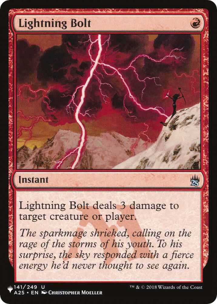 Lightning Bolt (A25) - The List Reprints (LIST) LP