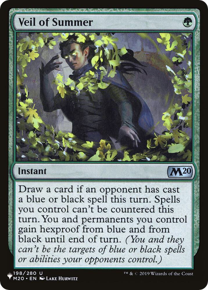 Veil of Summer - The List Reprints (LIST) NM