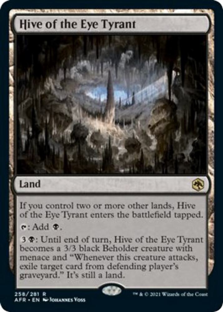Hive of the Eye Tyrant - Adventures in the Forgotten Realms (AFR) NM