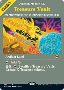 Treasure Vault (Dungeon Module) - Adventures in the Forgotten Realms (AFR) NM *FOIL*