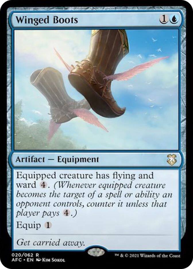 Winged Boots - Commander: Adventures in the Forgotten Realms (AFC) NM