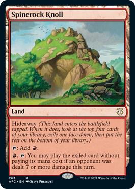 Spinerock Knoll - Commander: Adventures in the Forgotten Realms (AFC) NM