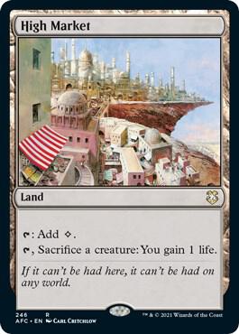 High Market - Commander: Adventures in the Forgotten Realms (AFC) NM