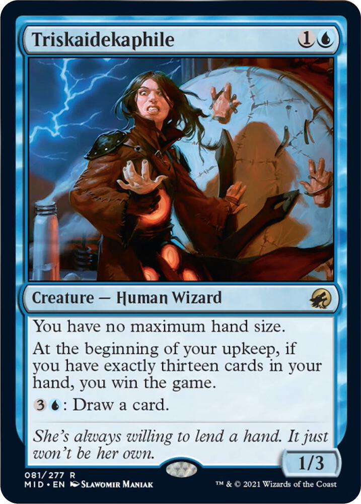 Triskaidekaphile - Innistrad: Midnight Hunt (MID) NM *FOIL*