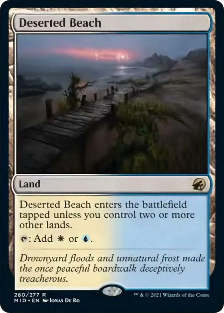 Deserted Beach - Innistrad: Midnight Hunt (MID) NM