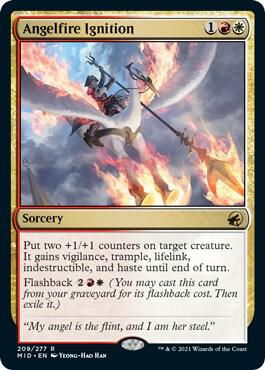Angelfire Ignition - Innistrad: Midnight Hunt (MID) NM *FOIL*