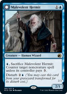 Malevolent Hermit - Innistrad: Midnight Hunt (MID) NM