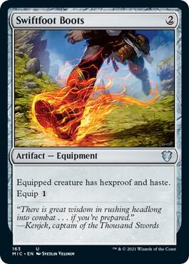 Swiftfoot Boots - Commander: Innistrad: Midnight Hunt (MIC) NM