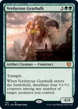 Verdurous Gearhulk - Commander: Innistrad: Midnight Hunt (MIC) NM