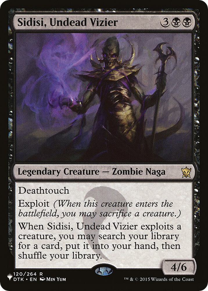 Sidisi, Undead Vizier - The List Reprints (LIST) NM