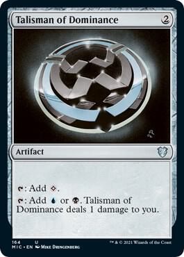 Talisman of Dominance - Commander: Innistrad: Midnight Hunt (MIC) NM
