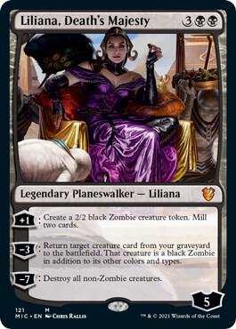 Liliana, Death's Majesty - Commander: Innistrad: Midnight Hunt (MIC) NM