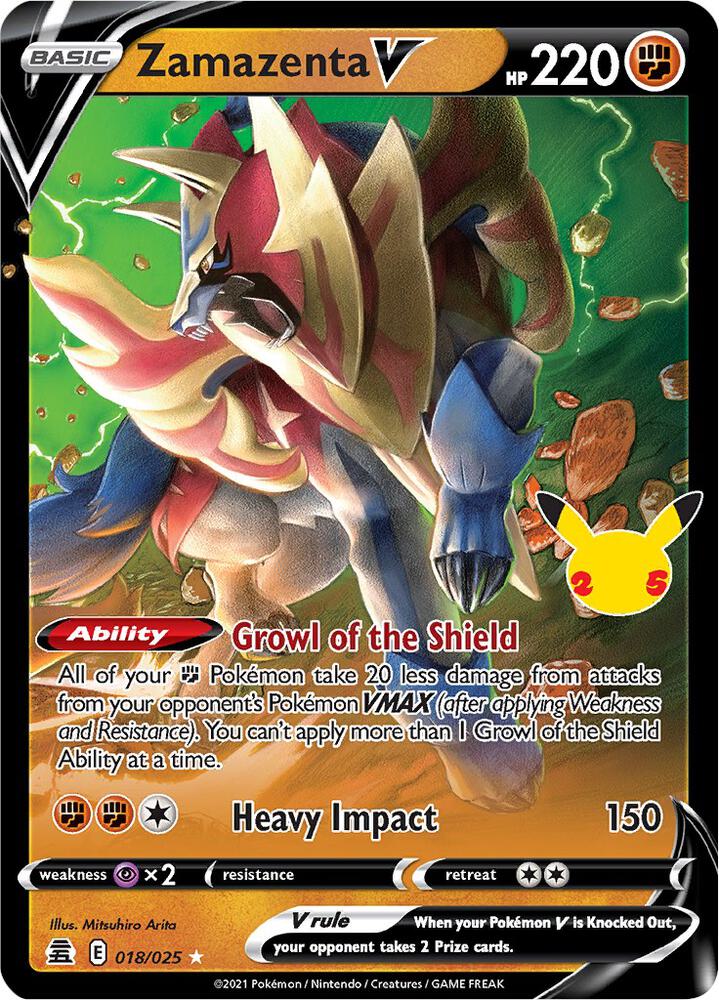 Zamazenta V - Celebrations (CLB) LP *FOIL*