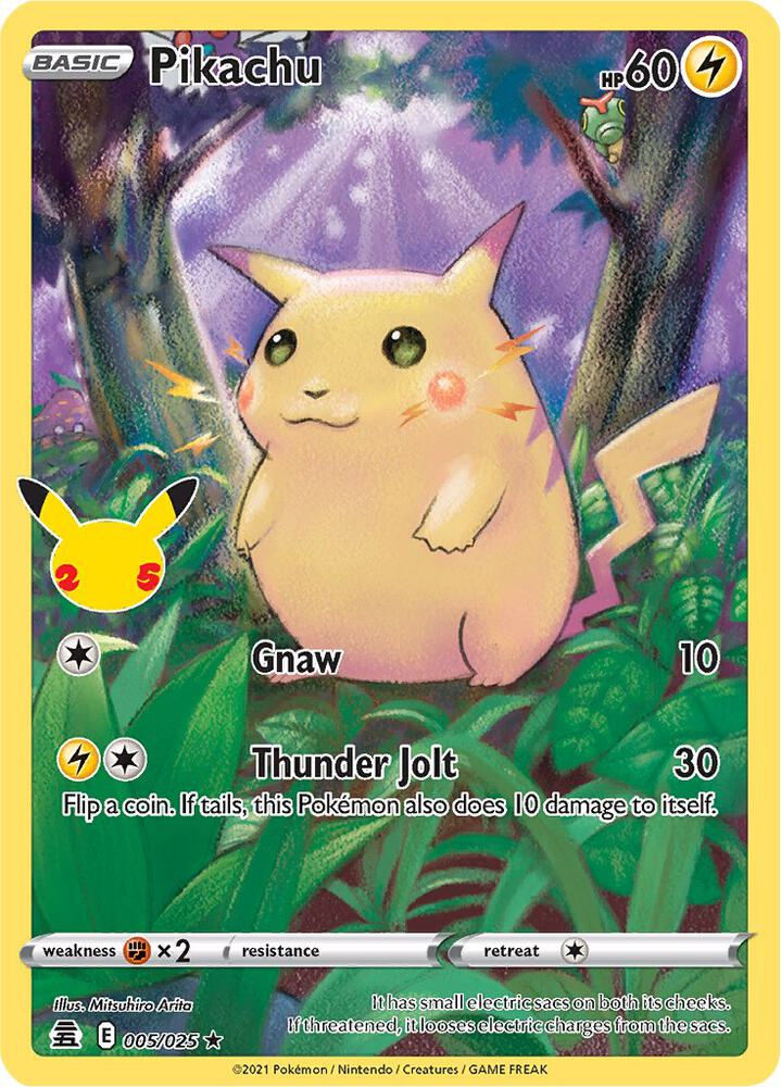 Pikachu - Celebrations (CLB) NM *FOIL*