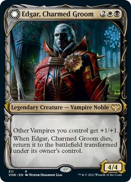Edgar, Charmed Groom (Showcase) - Innistrad: Crimson Vow (VOW) NM