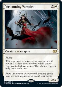 Welcoming Vampire - Innistrad: Crimson Vow (VOW) LP *FOIL*