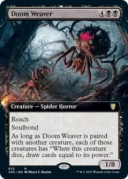 Doom Weaver (Extended Art) - Commander: Innistrad: Crimson Vow (VOC) NM