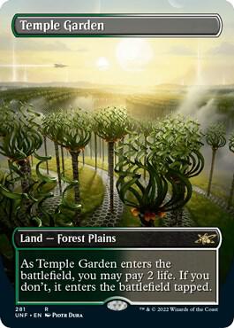 Temple Garden (Borderless) - Unfinity (UNF) LP *FOIL*