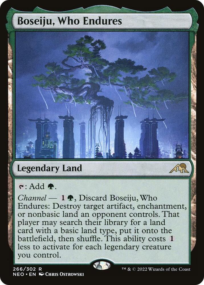 Boseiju, Who Endures - Kamigawa: Neon Dynasty (NEO) NM