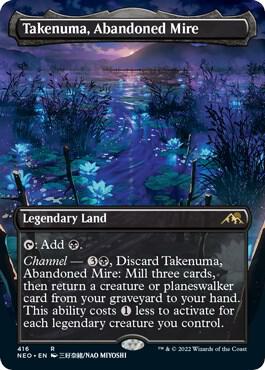 Takenuma, Abandoned Mire (Borderless) - Kamigawa: Neon Dynasty (NEO) NM