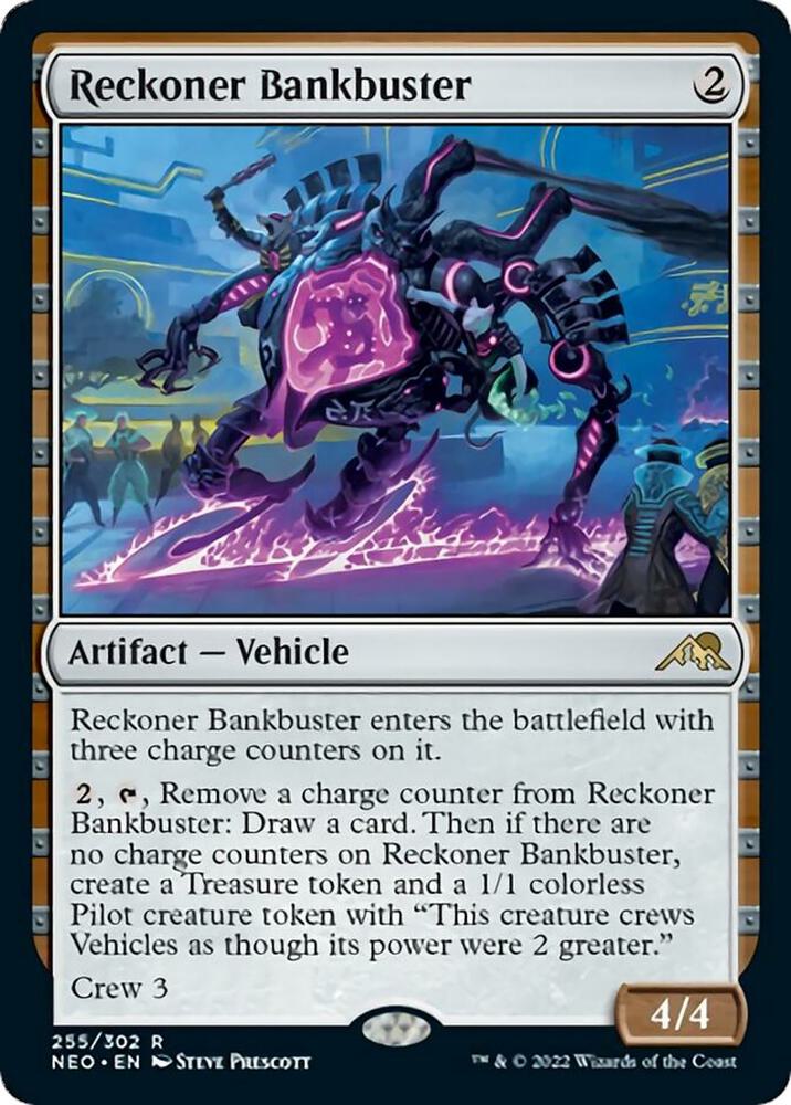 Reckoner Bankbuster - Kamigawa: Neon Dynasty (NEO) NM *FOIL*