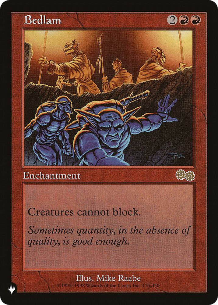 Bedlam - The List Reprints (LIST) NM