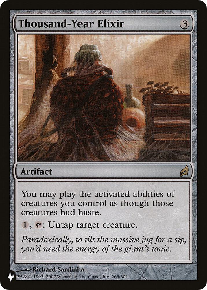 Thousand-Year Elixir - The List Reprints (LIST) NM