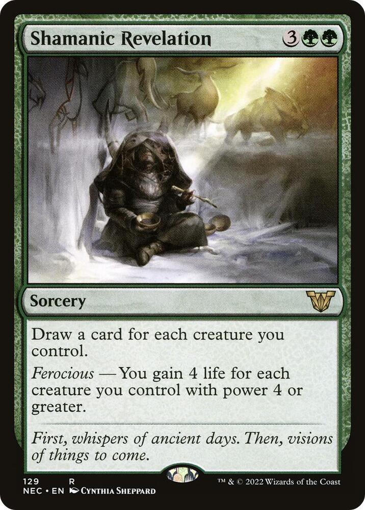 Shamanic Revelation - Commander: Kamigawa: Neon Dynasty (NEC) NM
